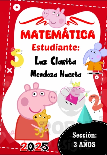 Peppa Pig Matematica Rojo